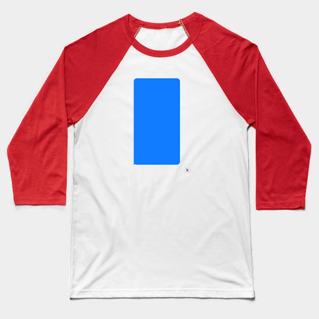 K - iOS Baseball T-Shirt by Sticky Fingers